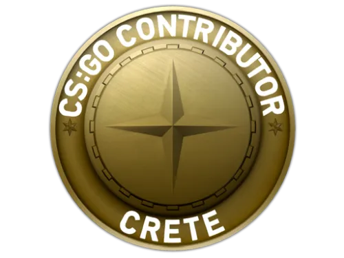 Crete Map Coin