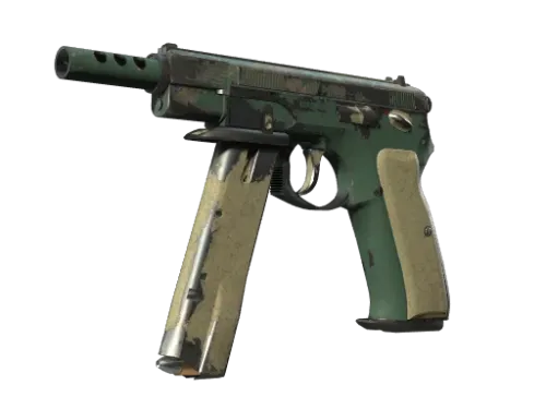 CZ75-Auto | Green Plaid (Battle-Scarred)