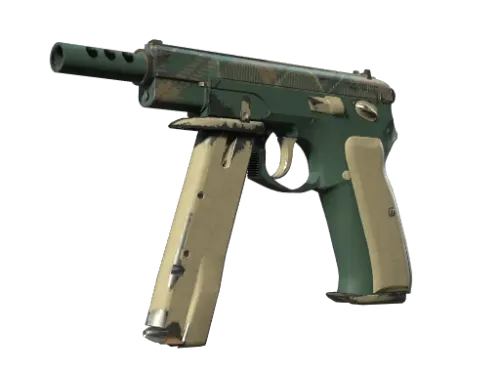 CZ75-Auto | Green Plaid (Well-Worn)