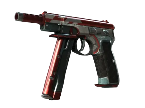 CZ75-Auto | Red Astor (Minimal Wear)