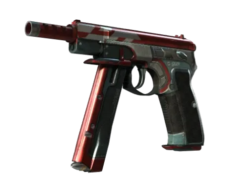 CZ75-Auto | Red Astor (Well-Worn)