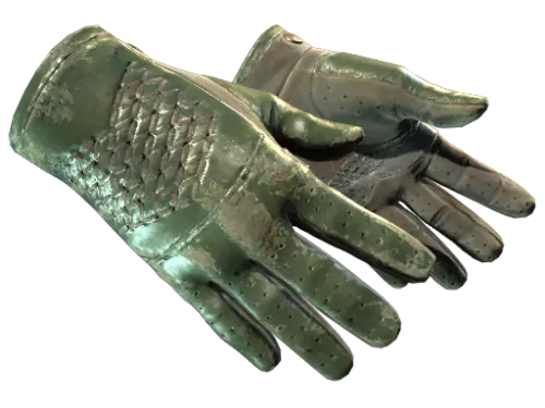 ★ Driver Gloves | Racing Green (Battle-Scarred)