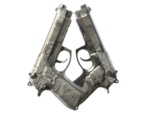 Dual Berettas | Silver Pour (Factory New)