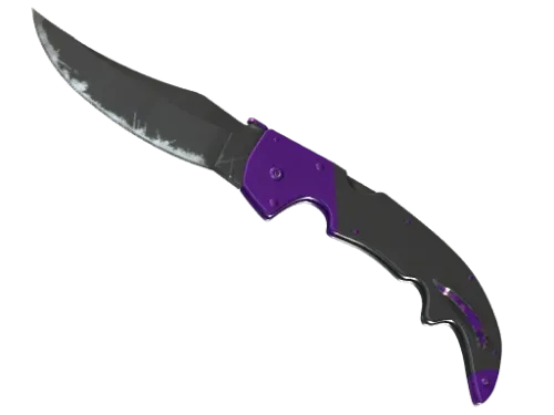 ★ Falchion Knife | Ultraviolet (Well-Worn)