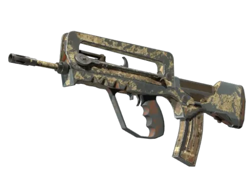 FAMAS | CaliCamo (Battle-Scarred)