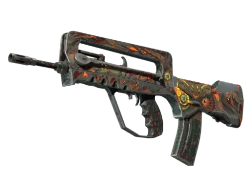 FAMAS | Eye of Athena (Battle-Scarred)