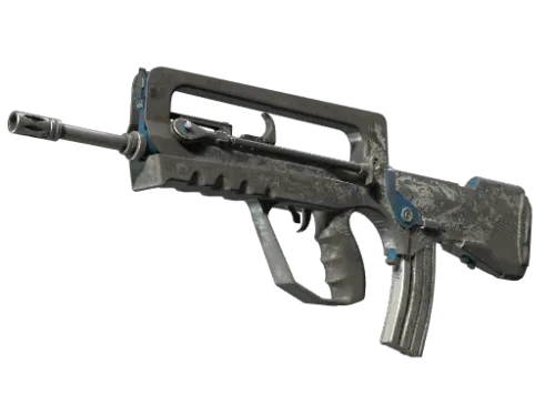 FAMAS | Halftone Wash (Battle-Scarred)