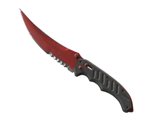 ★ Flip Knife | Crimson Web (Well-Worn)