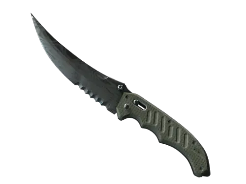 ★ Flip Knife | Damascus Steel (Battle-Scarred)