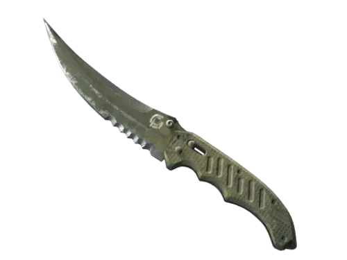 ★ Flip Knife | Safari Mesh (Battle-Scarred)