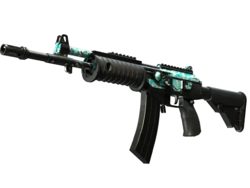 Galil AR | Aqua Terrace (Battle-Scarred)