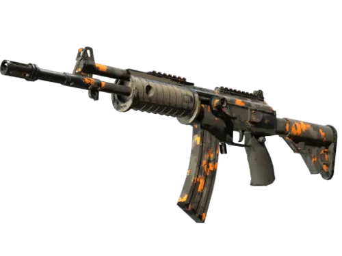 Galil AR | Orange DDPAT (Well-Worn)