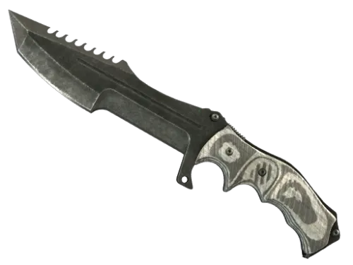 ★ Huntsman Knife | Black Laminate (Battle-Scarred)