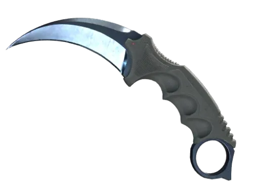 ★ Karambit | Blue Steel (Well-Worn)