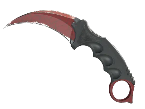 ★ Karambit | Crimson Web (Well-Worn)