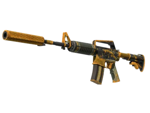 M4A1-S | Golden Coil (Battle-Scarred)