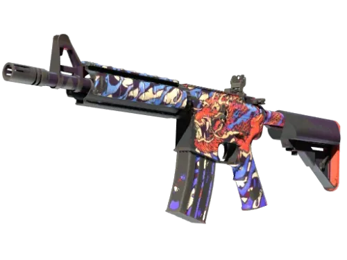 M4A4 | 龍王 (Dragon King) (Well-Worn)