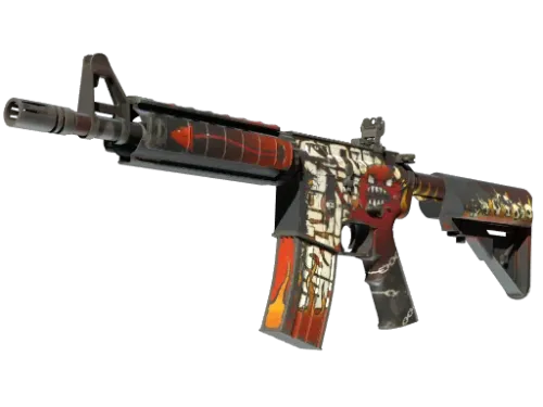 M4A4 | Hellfire (Well-Worn)