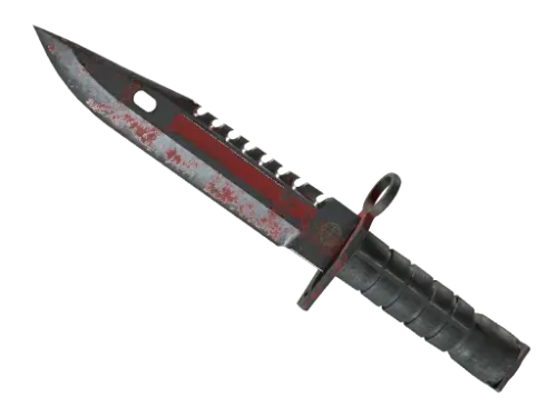 ★ M9 Bayonet | Crimson Web (Battle-Scarred)