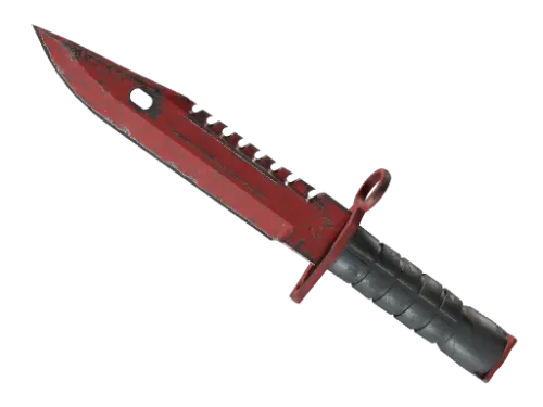 ★ M9 Bayonet | Crimson Web (Well-Worn)