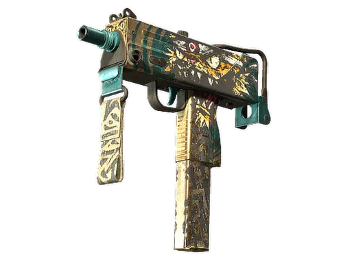 MAC-10 | Cat Fight (Battle-Scarred)