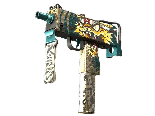 MAC-10 | Cat Fight (Well-Worn)