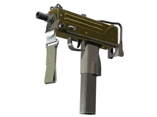 MAC-10 | Gold Brick (Battle-Scarred)