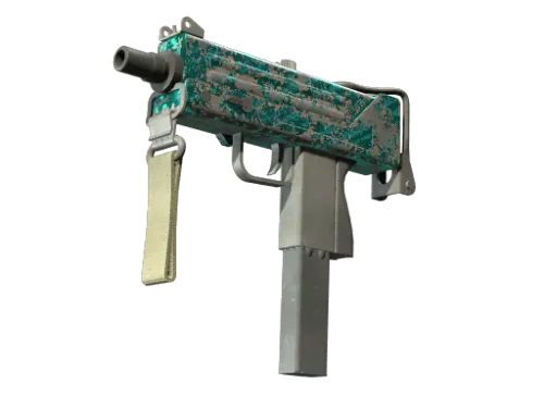 MAC-10 | Malachite (Battle-Scarred)