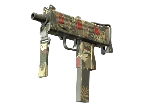 MAC-10 | Monkeyflage (Battle-Scarred)