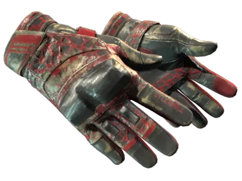 ★ Moto Gloves | Blood Pressure (Battle-Scarred)