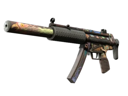 MP5-SD | Necro Jr. (Battle-Scarred)