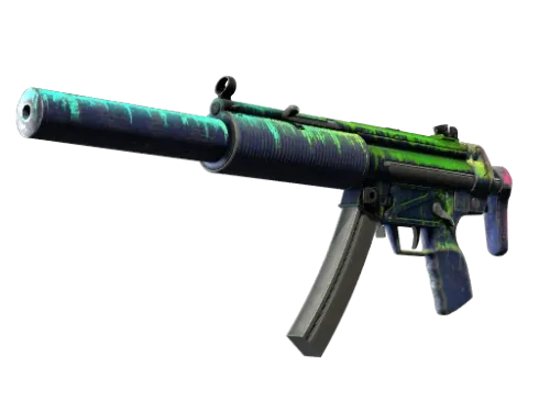 MP5-SD | Phosphor (Battle-Scarred)