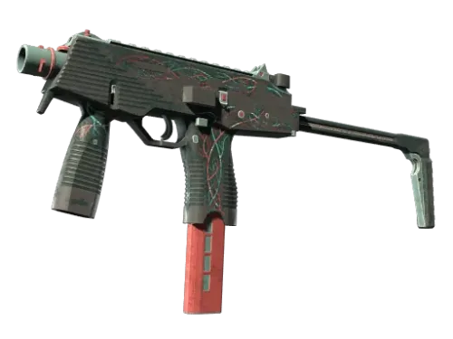 MP9 | Capillary (Battle-Scarred)