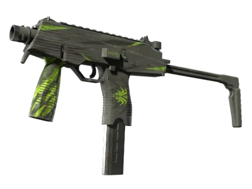 MP9 | Deadly Poison (Battle-Scarred)