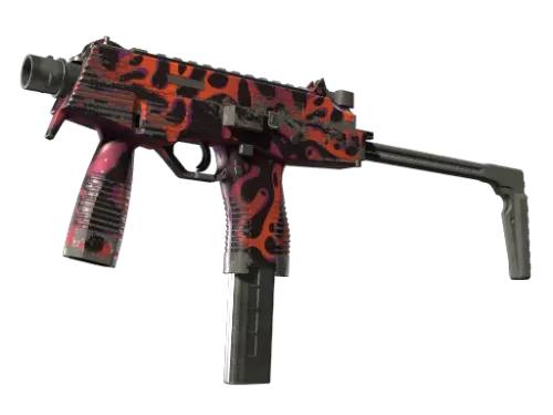 MP9 | Ruby Poison Dart (Well-Worn)