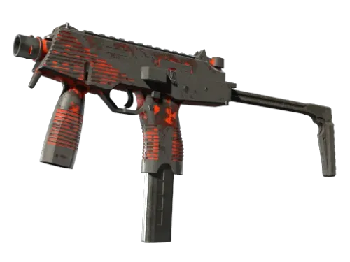 MP9 | Setting Sun (Battle-Scarred)