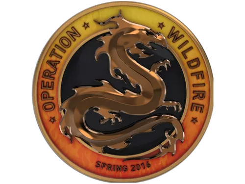 Operation Wildfire Challenge Coin