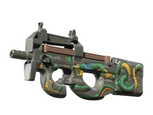 P90 | Emerald Dragon (Well-Worn)