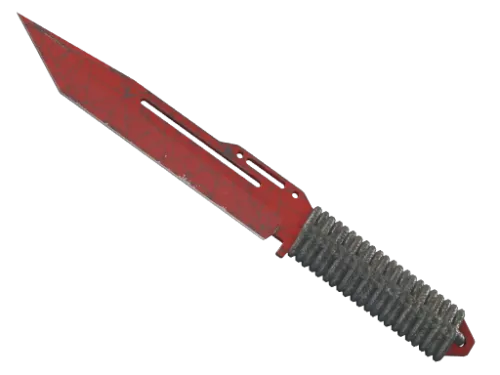 ★ Paracord Knife | Crimson Web (Well-Worn)