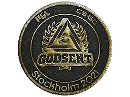 Patch | GODSENT (Gold) | Stockholm 2021