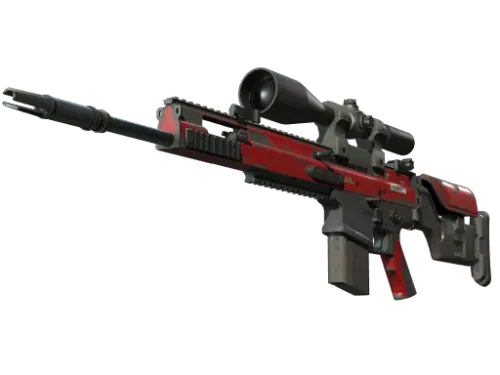 SCAR-20 | Crimson Web (Field-Tested)