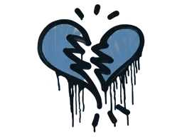 Sealed Graffiti | Broken Heart (Monarch Blue)