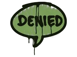 Sealed Graffiti | Denied (Battle Green)