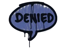 Sealed Graffiti | Denied (SWAT Blue)