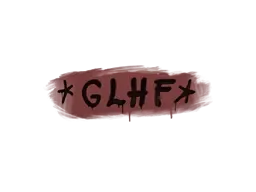 Sealed Graffiti | GLHF (Brick Red)