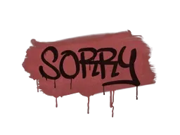 Sealed Graffiti | Sorry (Blood Red)