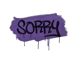 Sealed Graffiti | Sorry (Monster Purple)