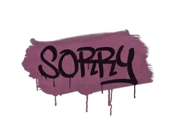 Sealed Graffiti | Sorry (Princess Pink)