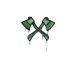 Sealed Graffiti | X-Axes (Jungle Green)