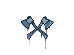 Sealed Graffiti | X-Axes (Monarch Blue)